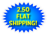 2.50
flat
shipping!