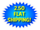 2.50
flat
shipping!